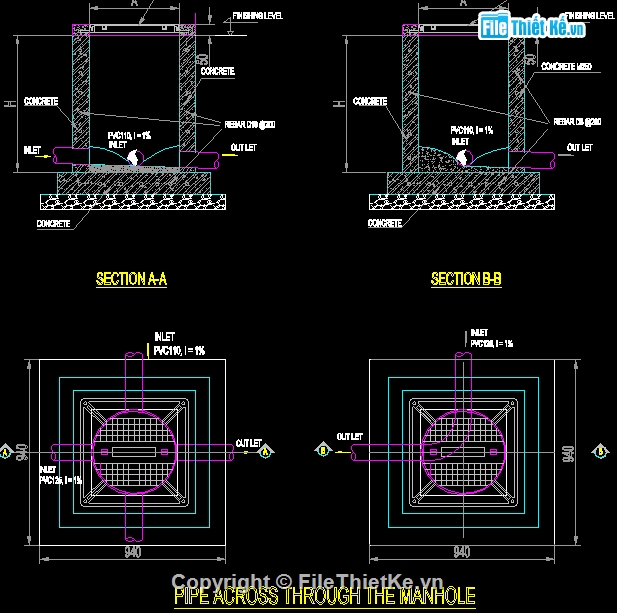 Bản vẽ,Bản vẽ autocad,cấp thoát nước